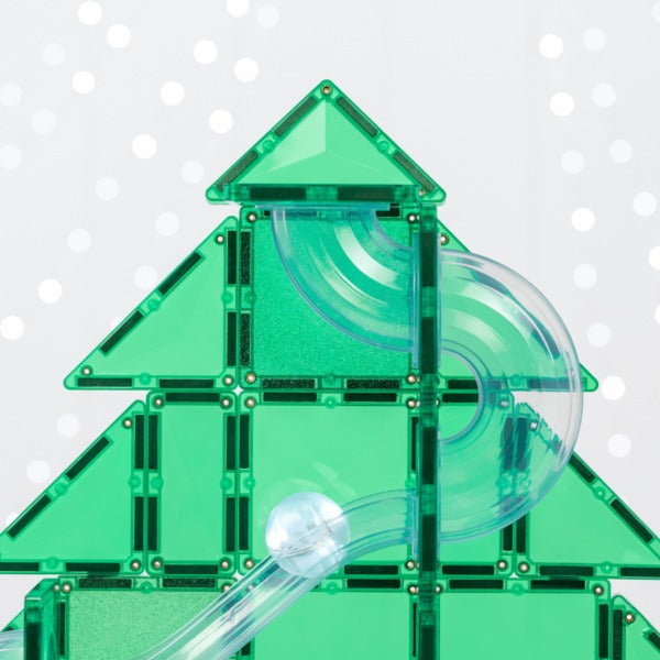 connetix - Magnetbausteine Christmas Tree Ball Run 71-tlg.