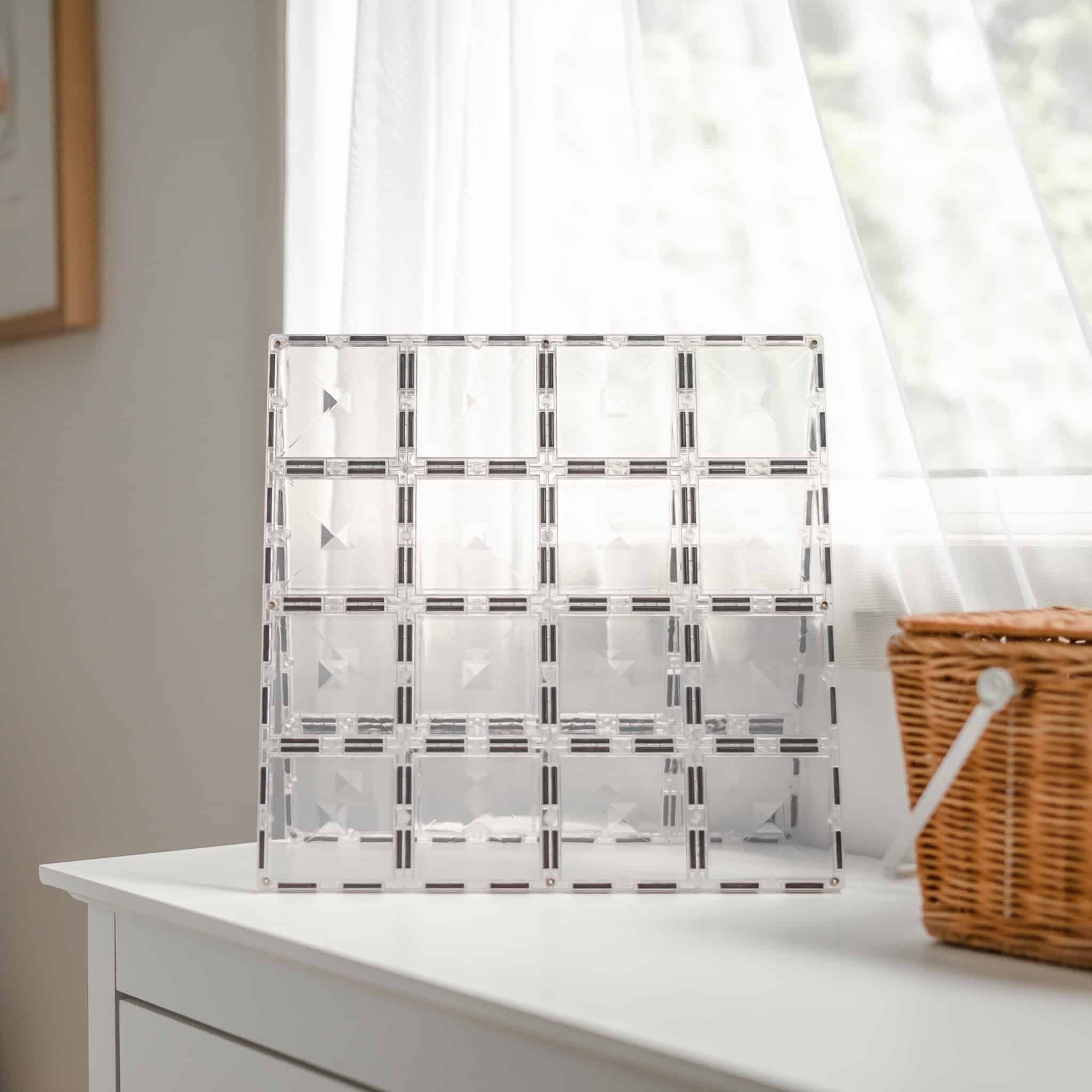 connetix - Magnetbausteine Clear Base Plate 2-tlg.