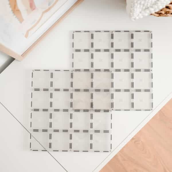connetix - Magnetbausteine Clear Base Plate 2-tlg.