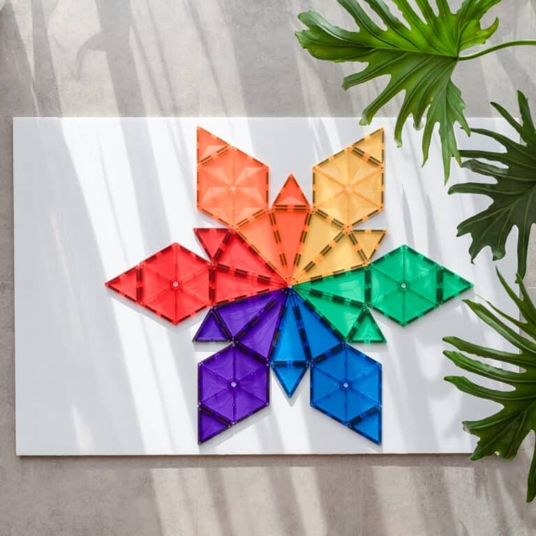 connetix - Magnetbausteine Rainbow Geometry Pack 30-tlg.