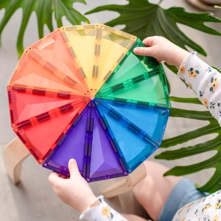 connetix - Magnetbausteine Rainbow Geometry Pack 30-tlg.