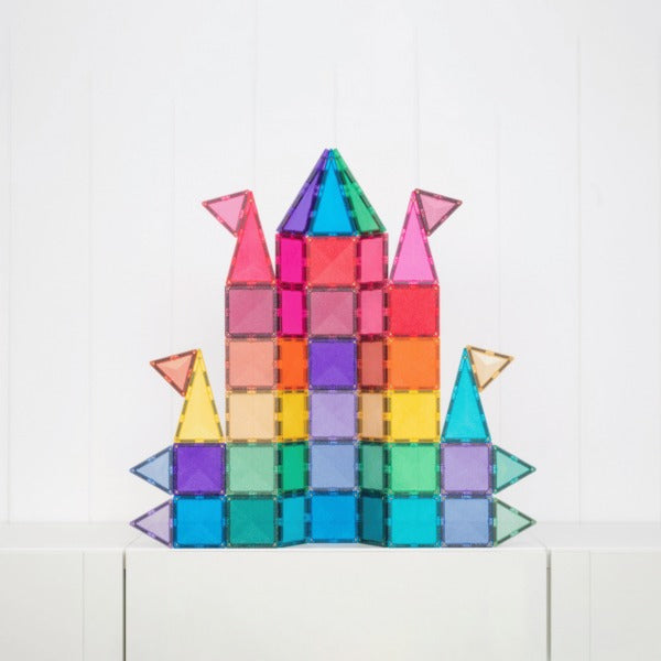 connetix - Magnetbausteine Glitter Castle Pack 48-tlg.
