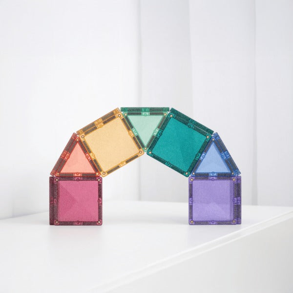 connetix - Magnetbausteine Glitter Castle Pack 48-tlg.