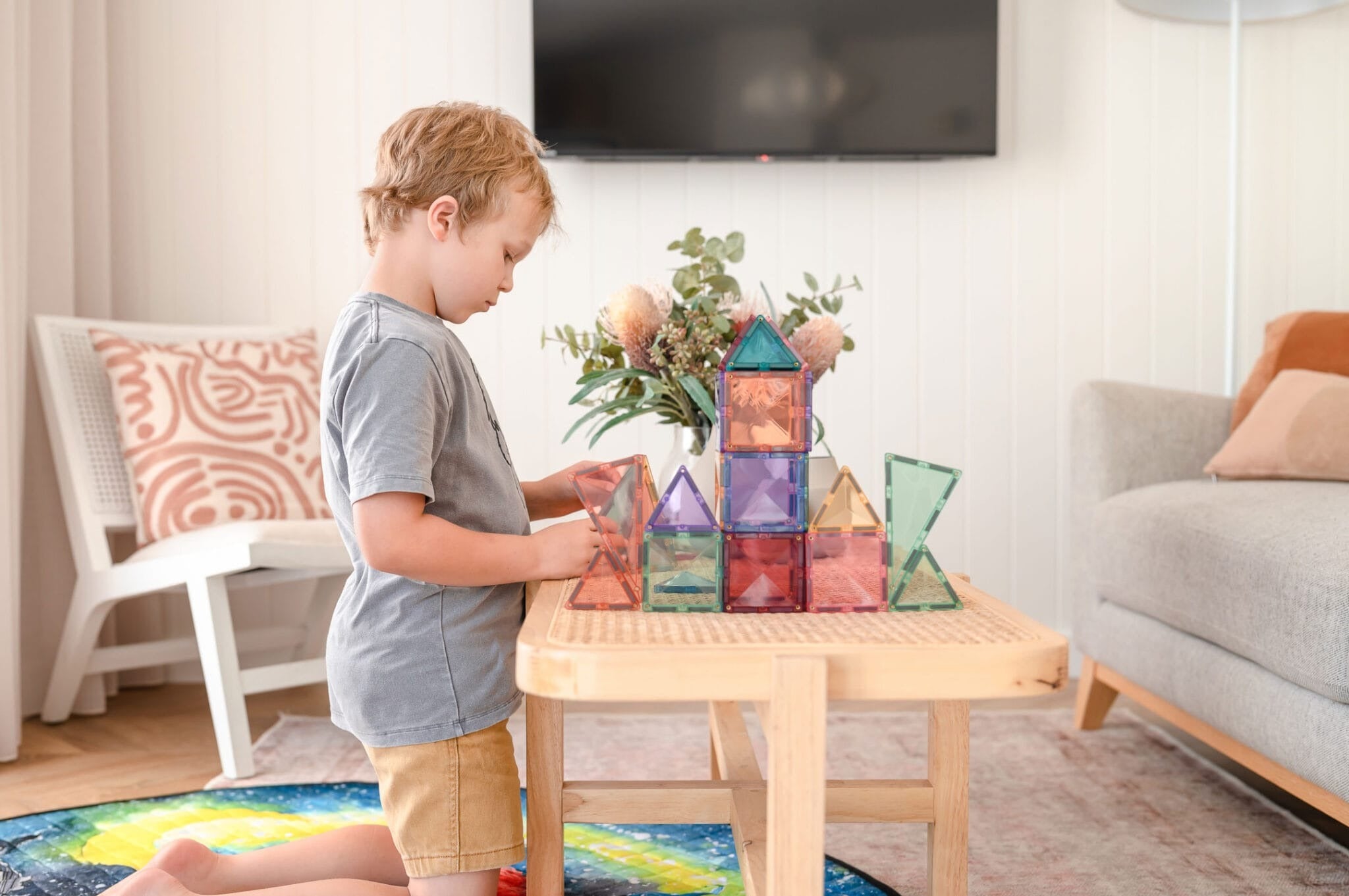 connetix - Magnetbausteine Pastel Starter Pack 64-tlg.