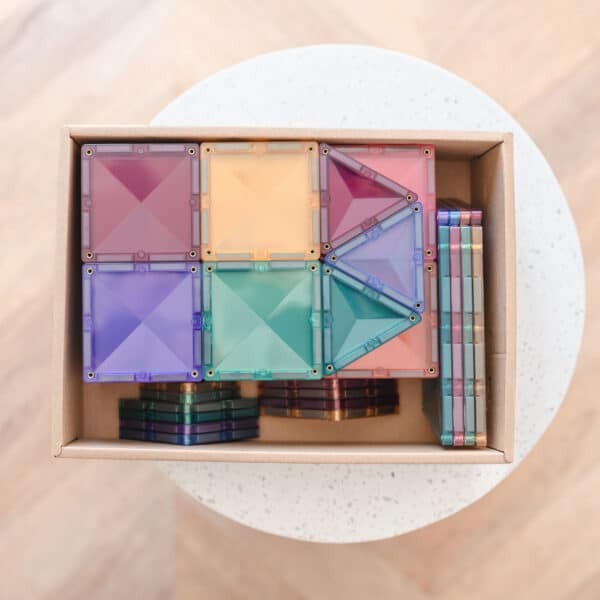 connetix - Magnetbausteine Pastel Starter Pack 64-tlg.