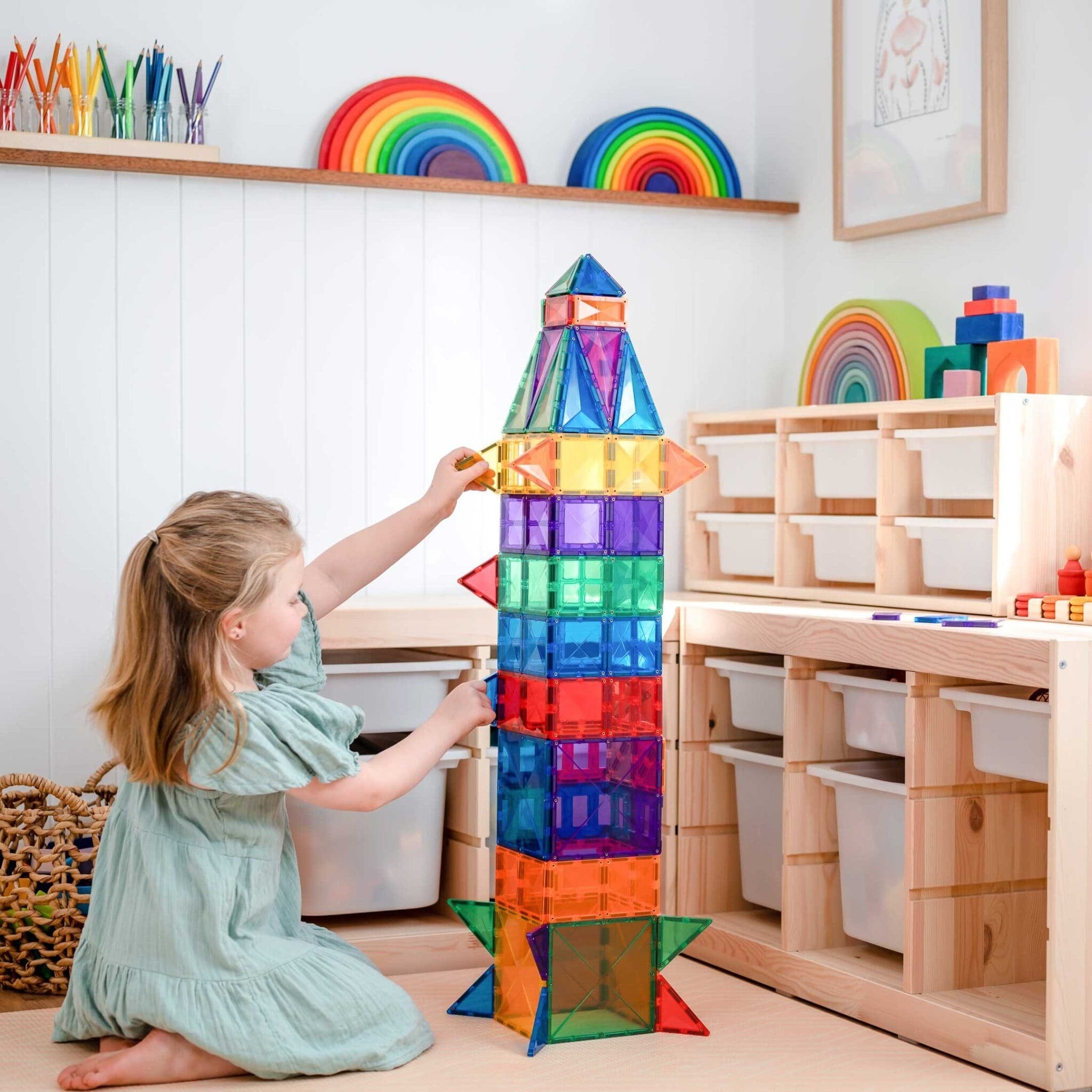 connetix - Magnetbausteine Rainbow Creative Pack 102-tlg.