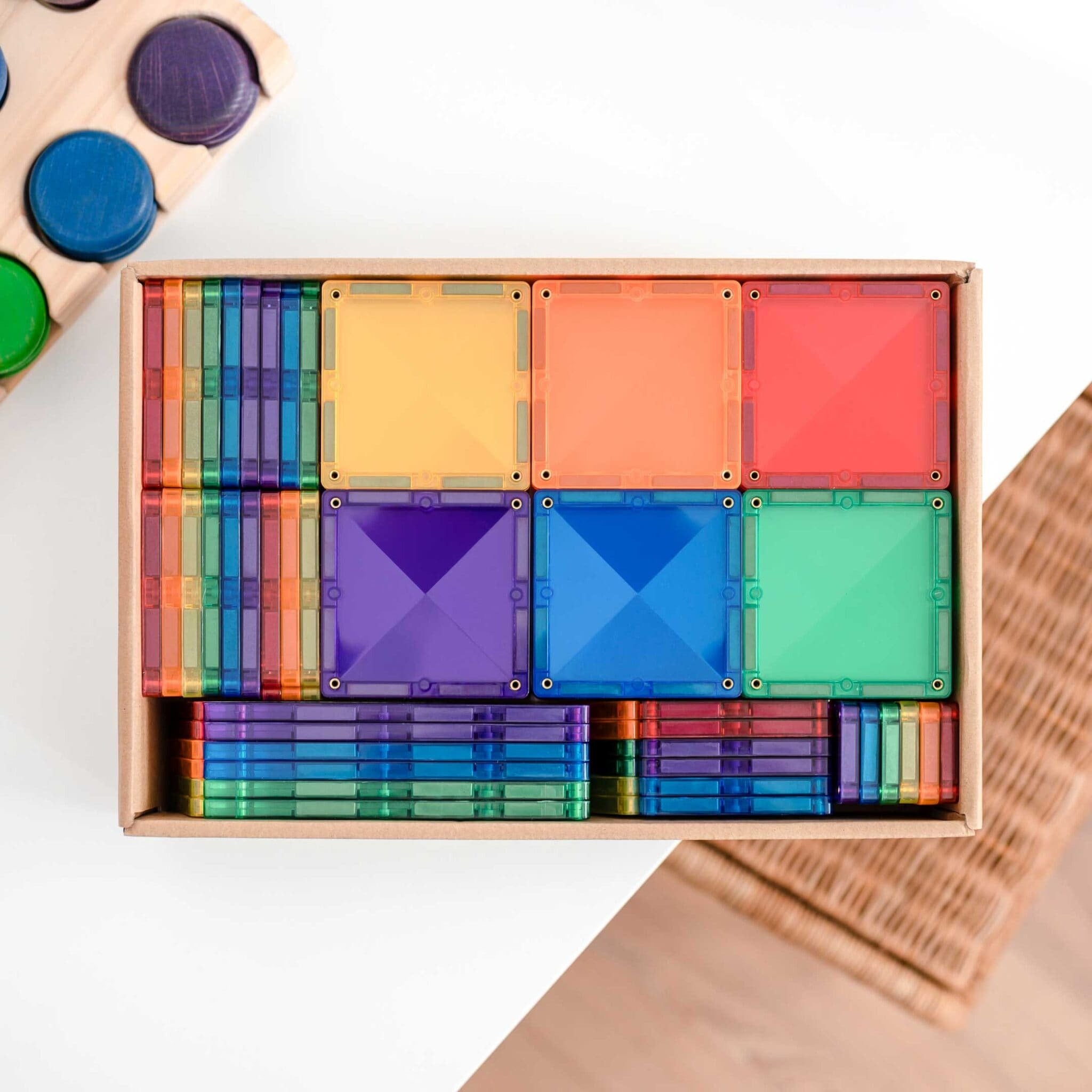 connetix - Magnetbausteine Rainbow Creative Pack 102-tlg.