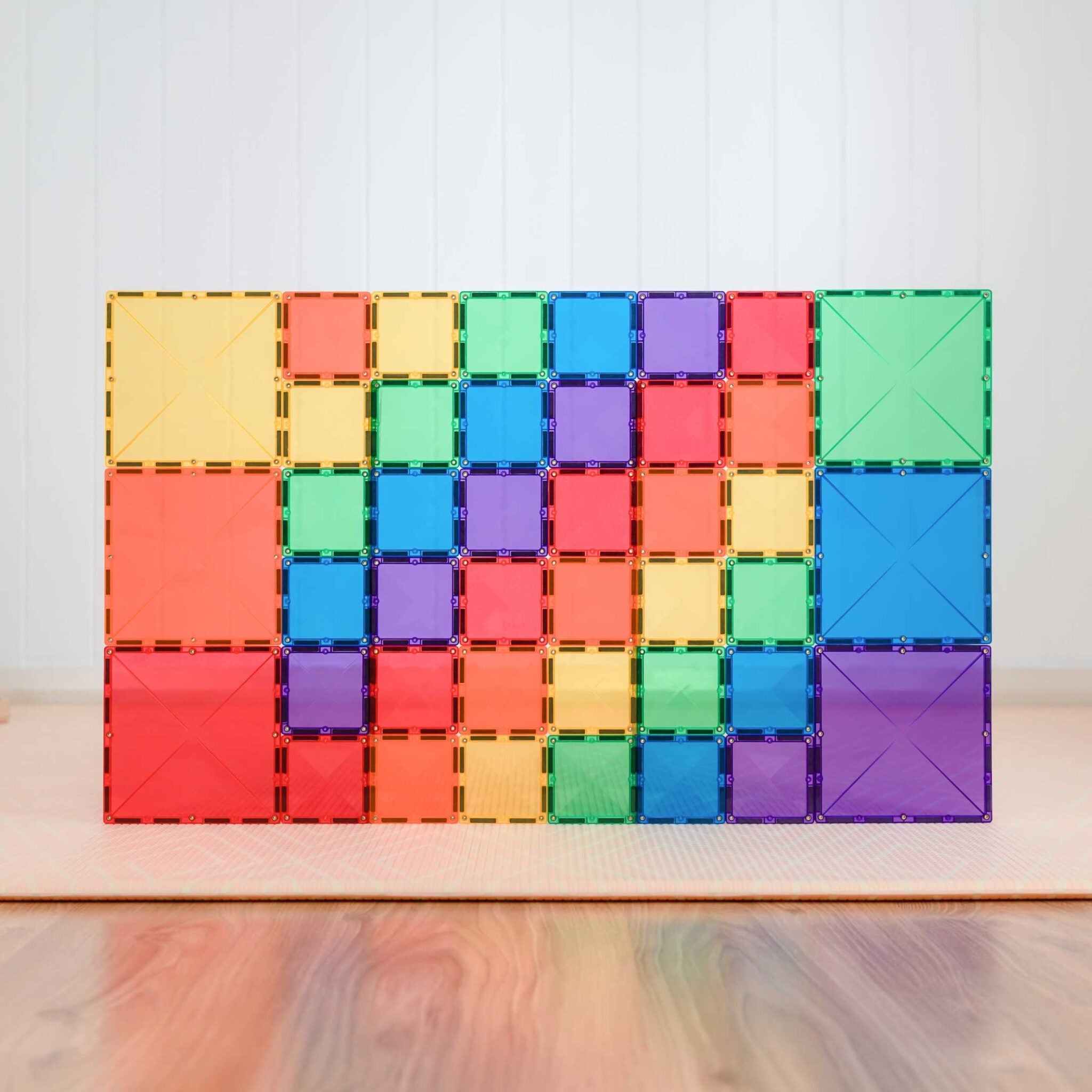 connetix - Magnetbausteine Rainbow Square Pack 42-tlg.
