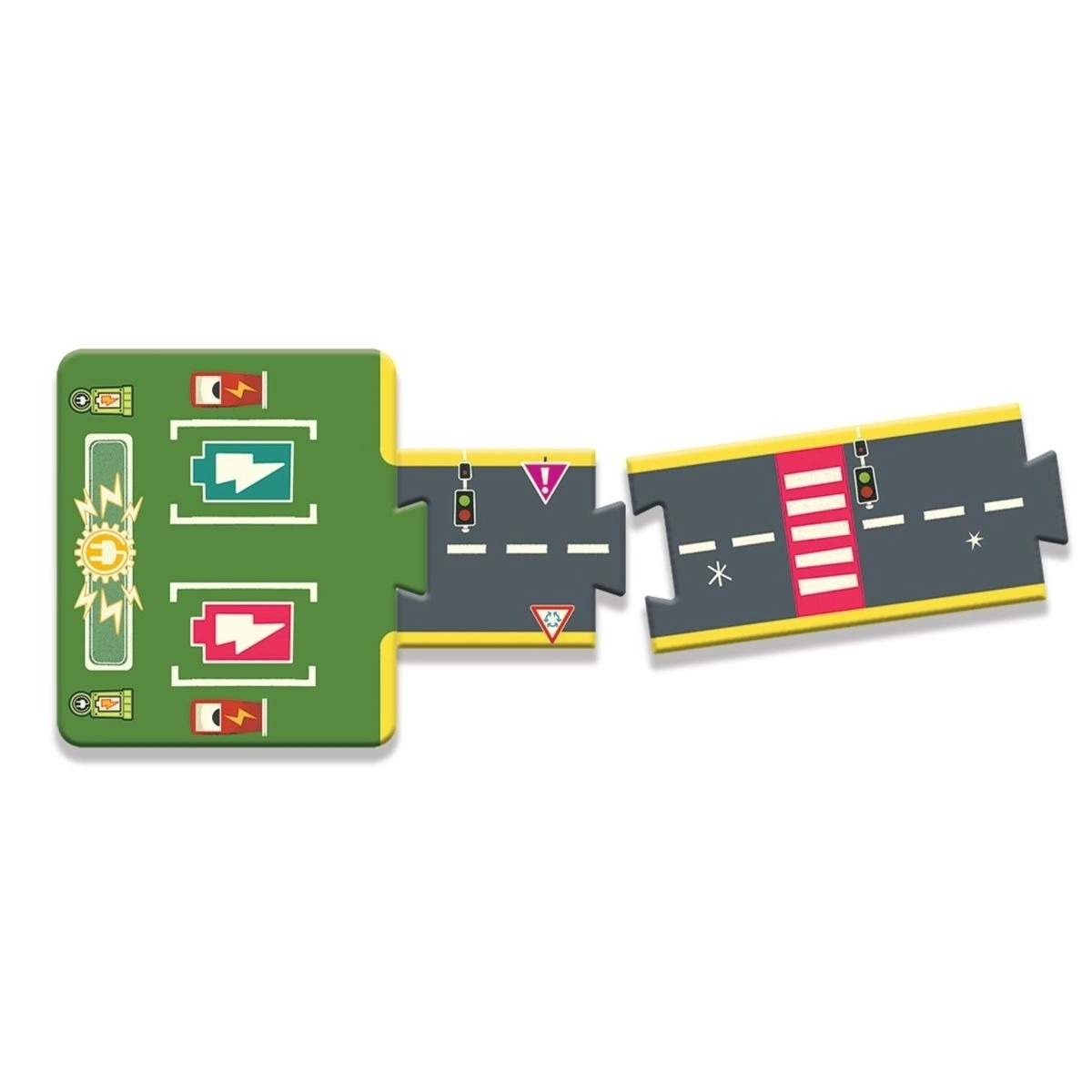 Djeco - Crazy Motors: Bodenpuzzle Straße