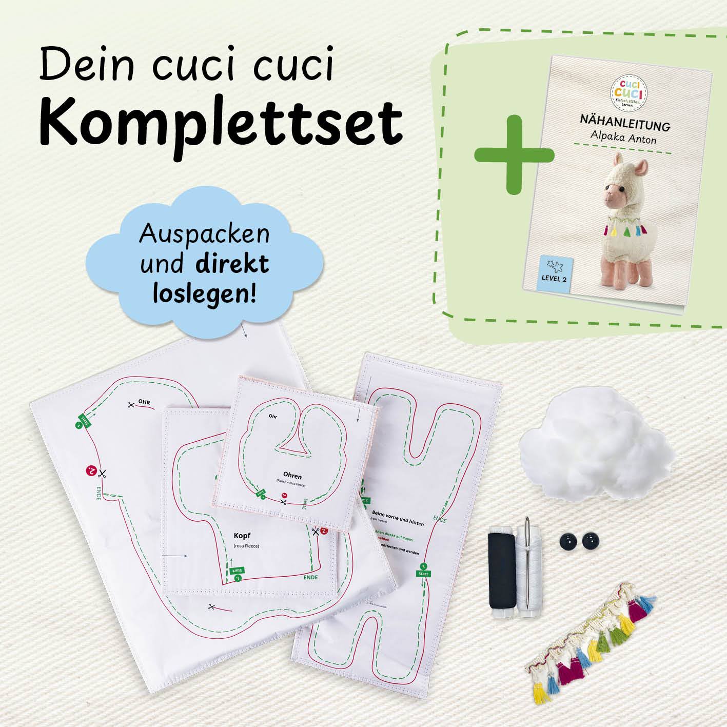 CUCI CUCI - Nähset DIY Alpaka