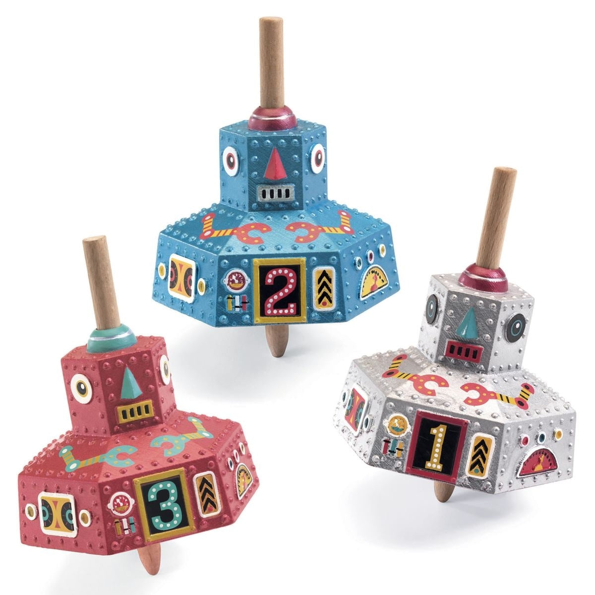 Djeco - Kreisel Roboter