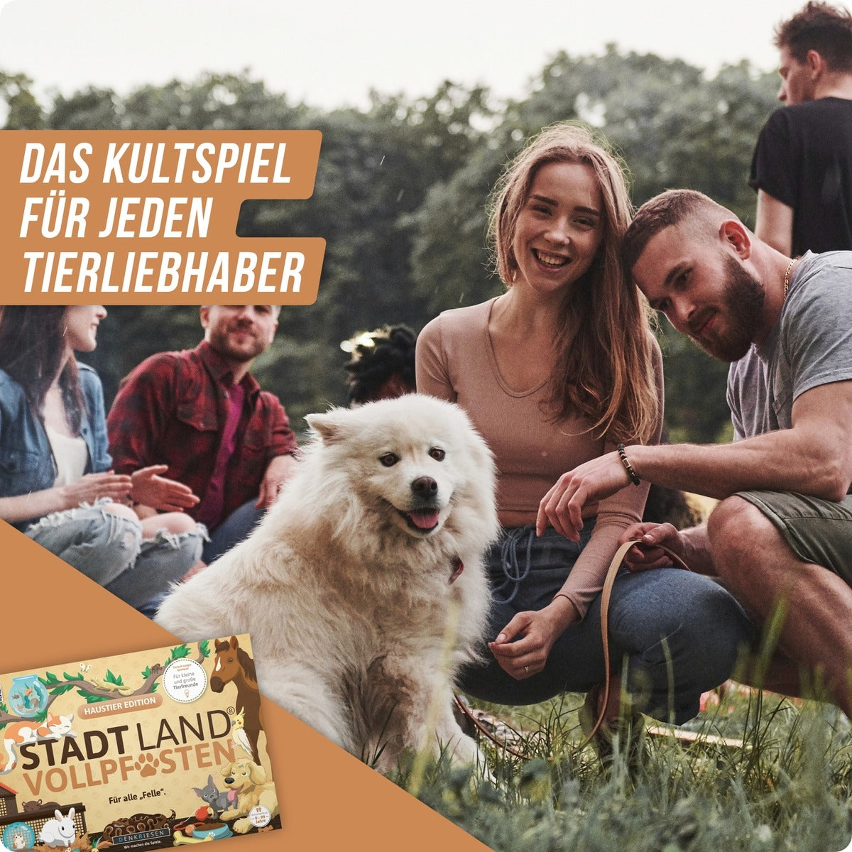 DENKRIESEN - STADT LAND VOLLPFOSTEN Spielblock Haustier-Edition