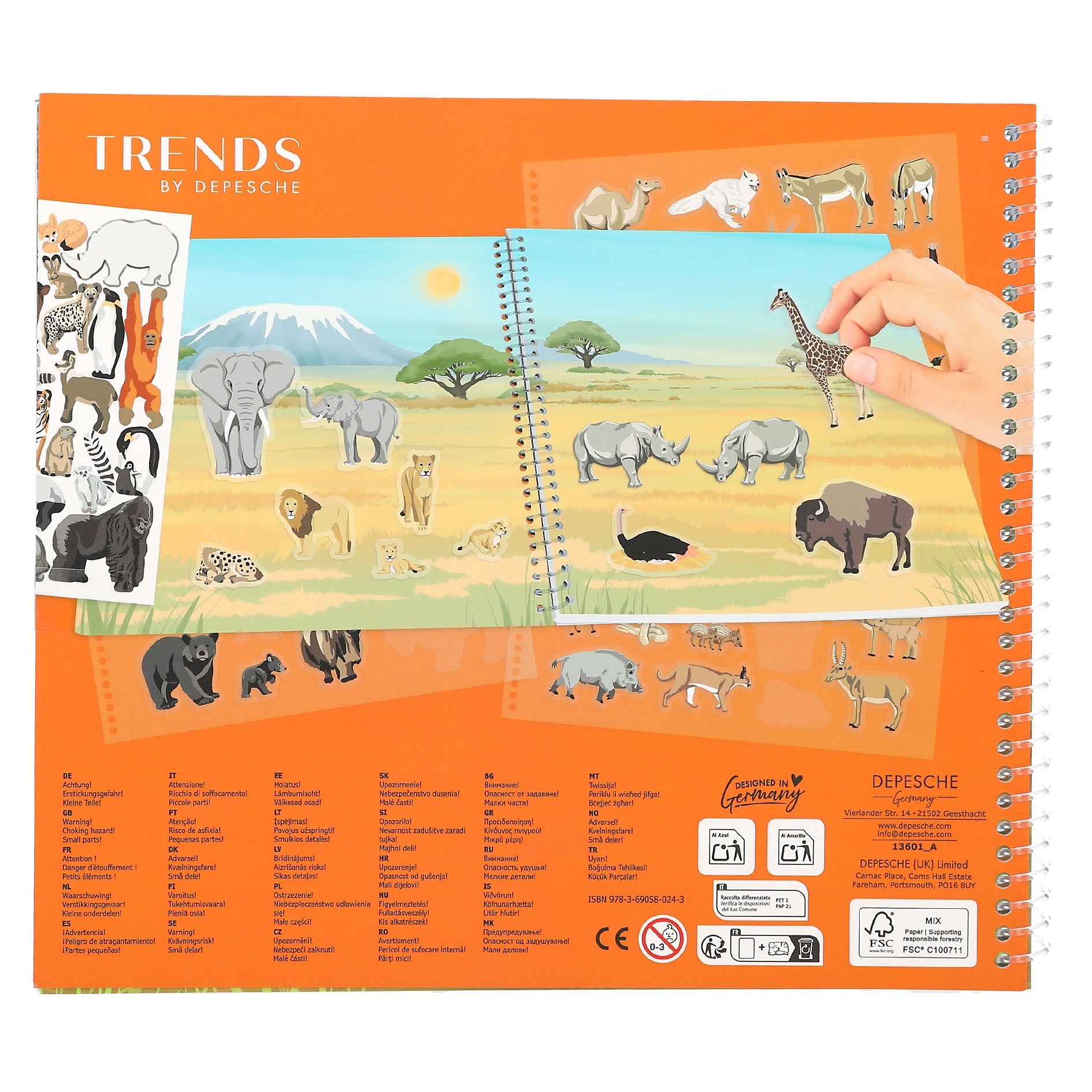 Depesche - Stickerbuch: Create your Wild Life