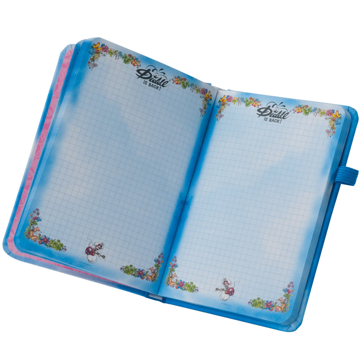 Diddl - Notizbuch Blau mit Twist Stift
