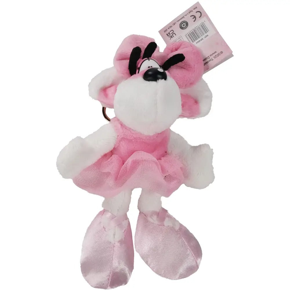 Diddl - Schlüsselanhänger Diddlina Rosa