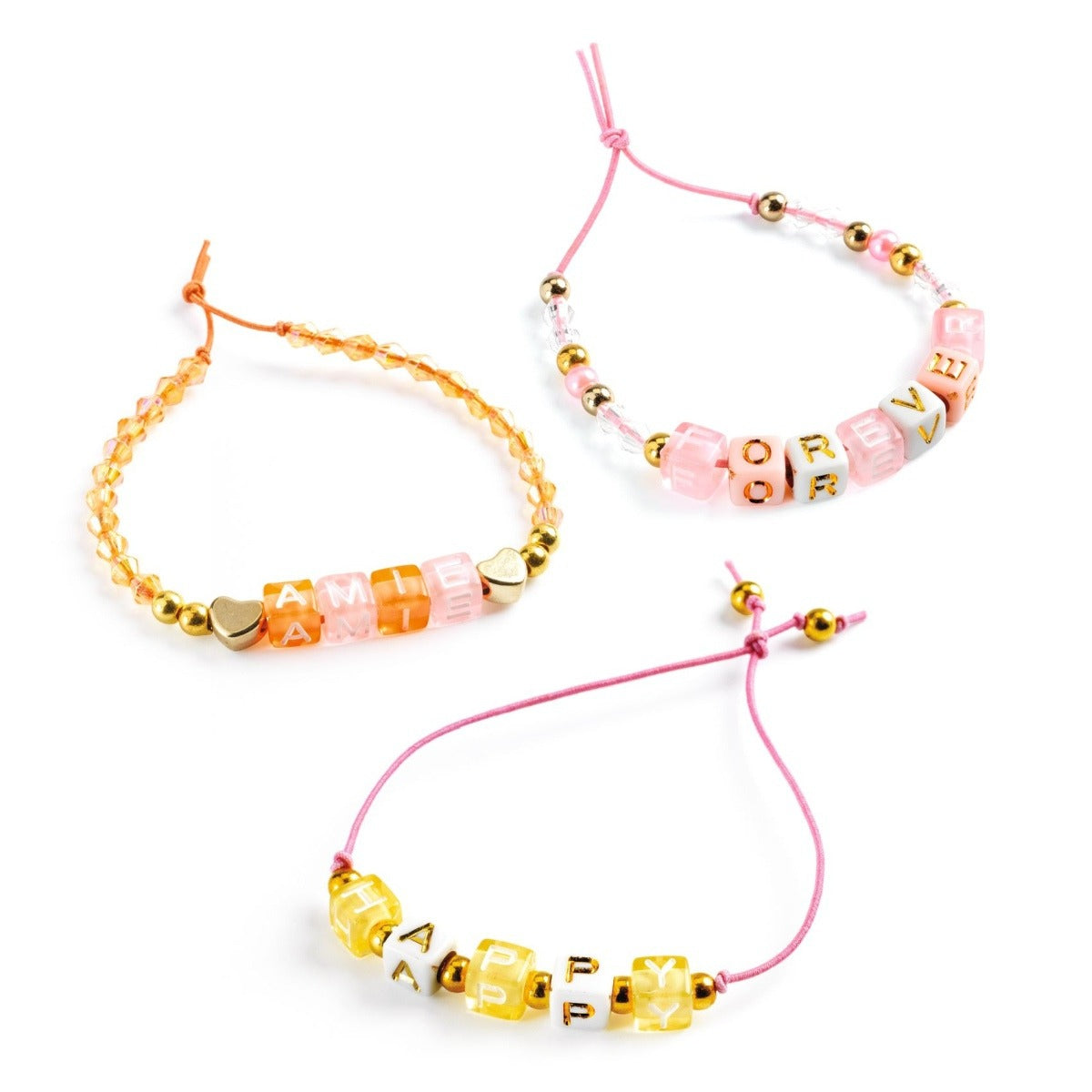 Djeco - Schmuck basteln: Buchstaben Gold