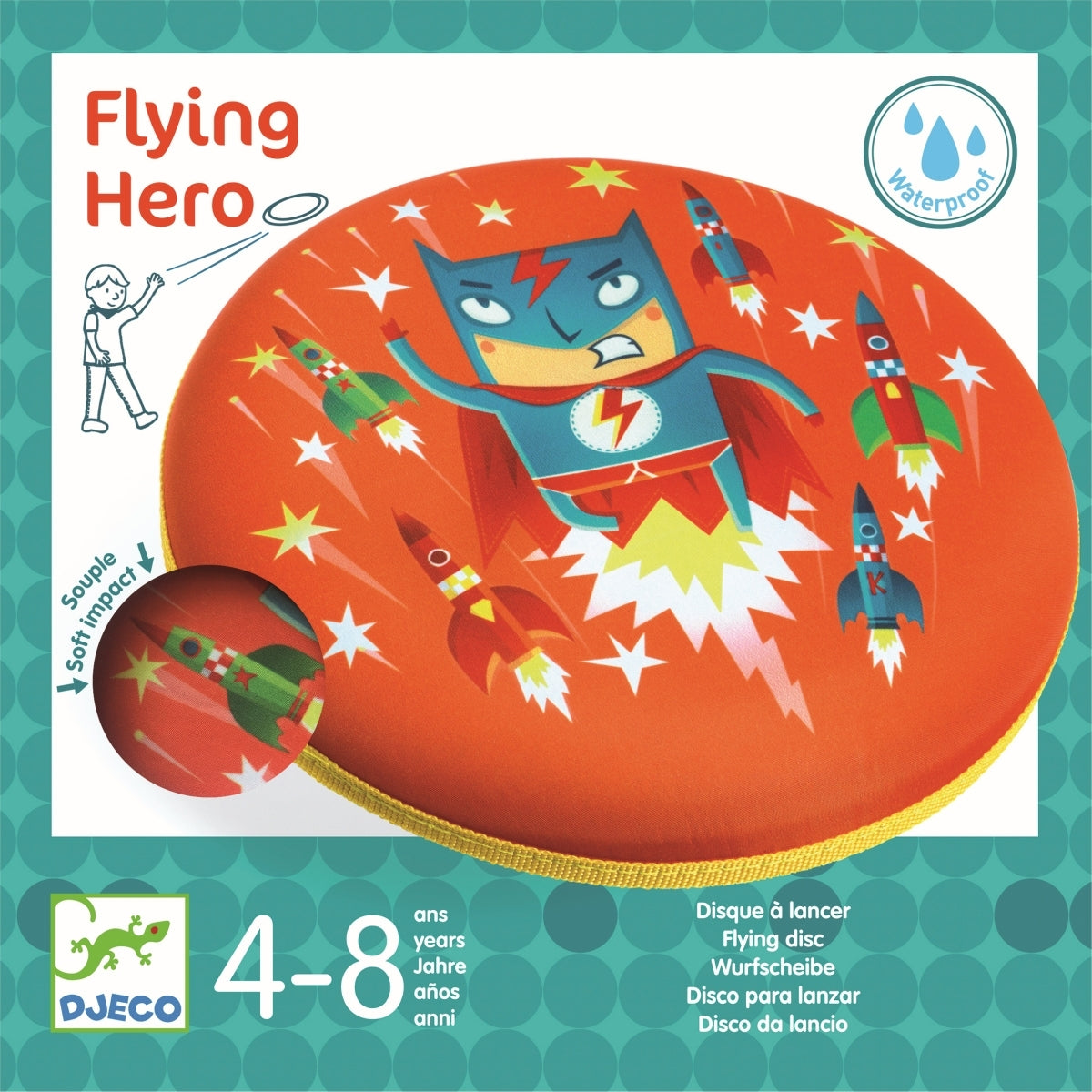 Djeco - Wurfscheibe: Flying Hero