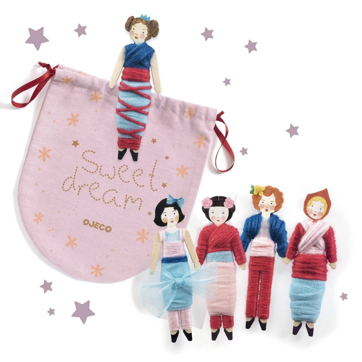 Djeco - DIY Sorgenpüppchen "Sweet night"