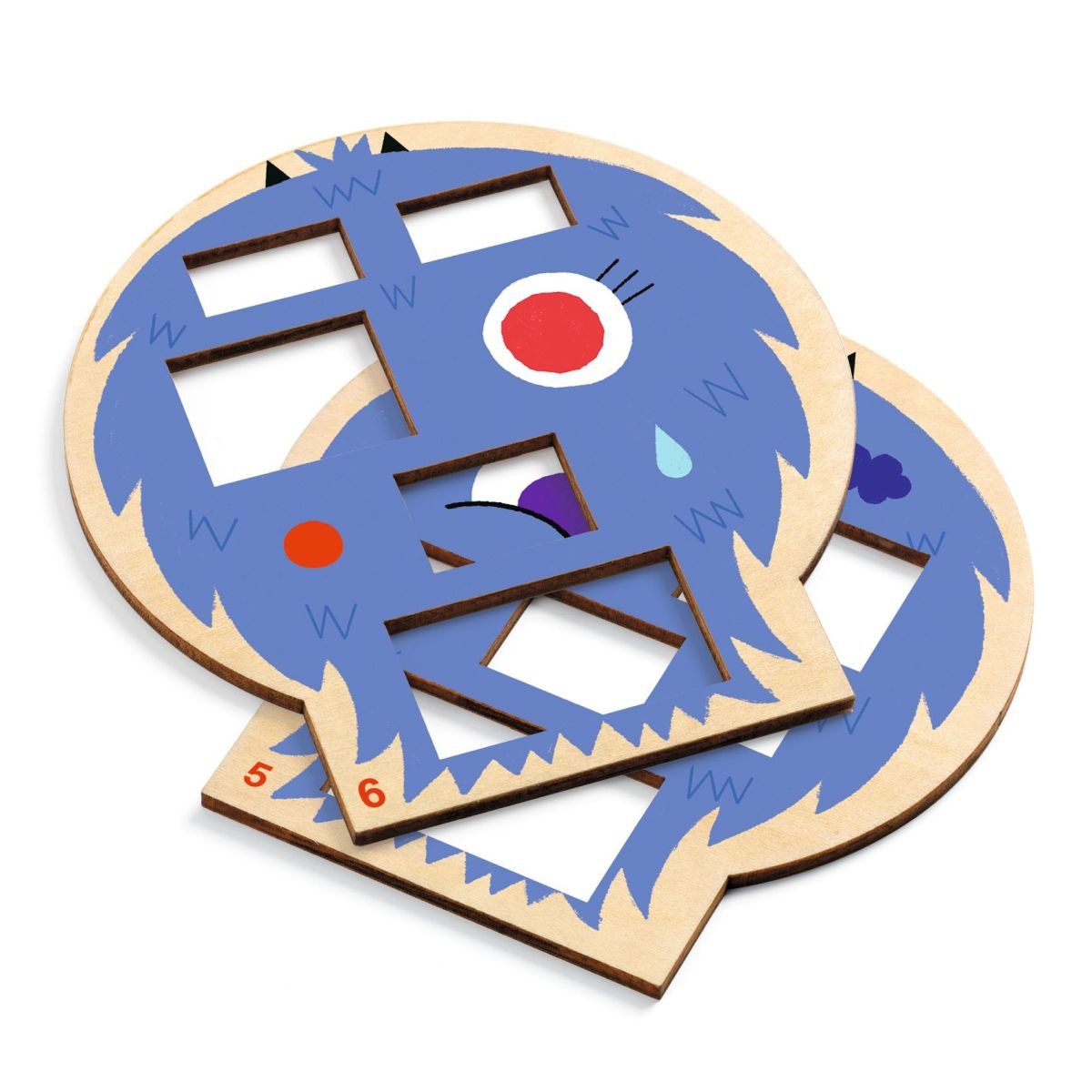 Djeco - Spiel: SOLOGIC Crazy faces