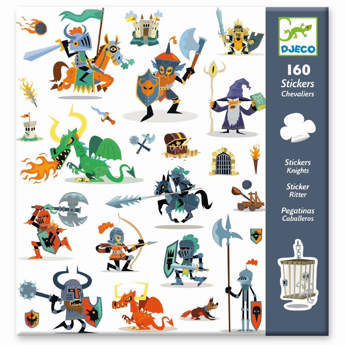 Djeco - Sticker: Ritter