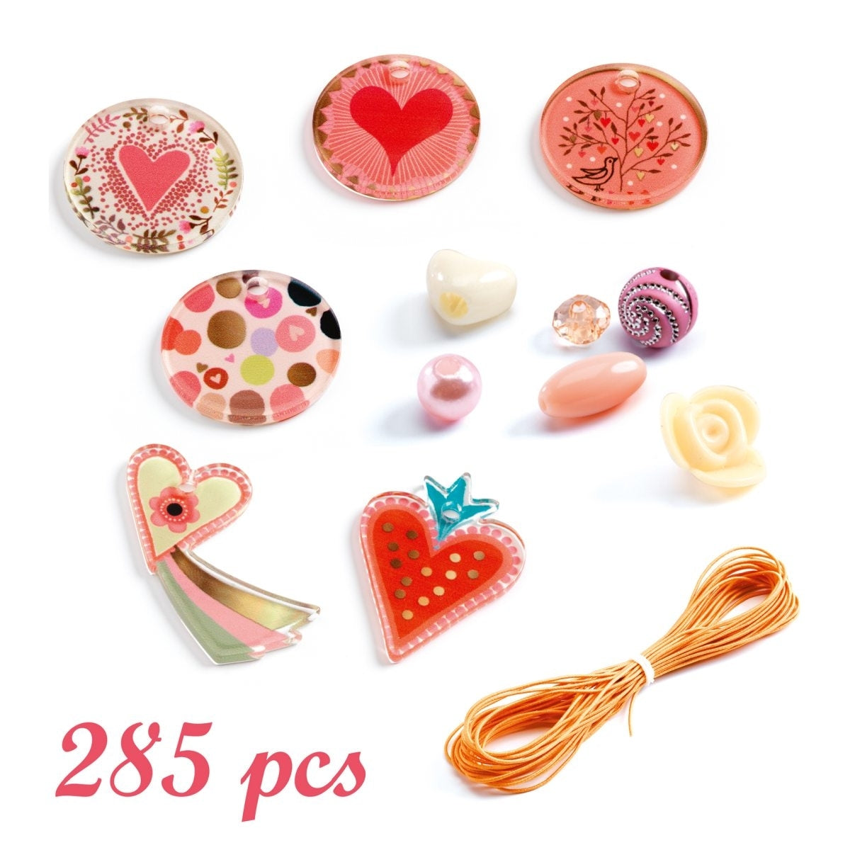 Djeco - DIY Schmuck Perlen & Herzen