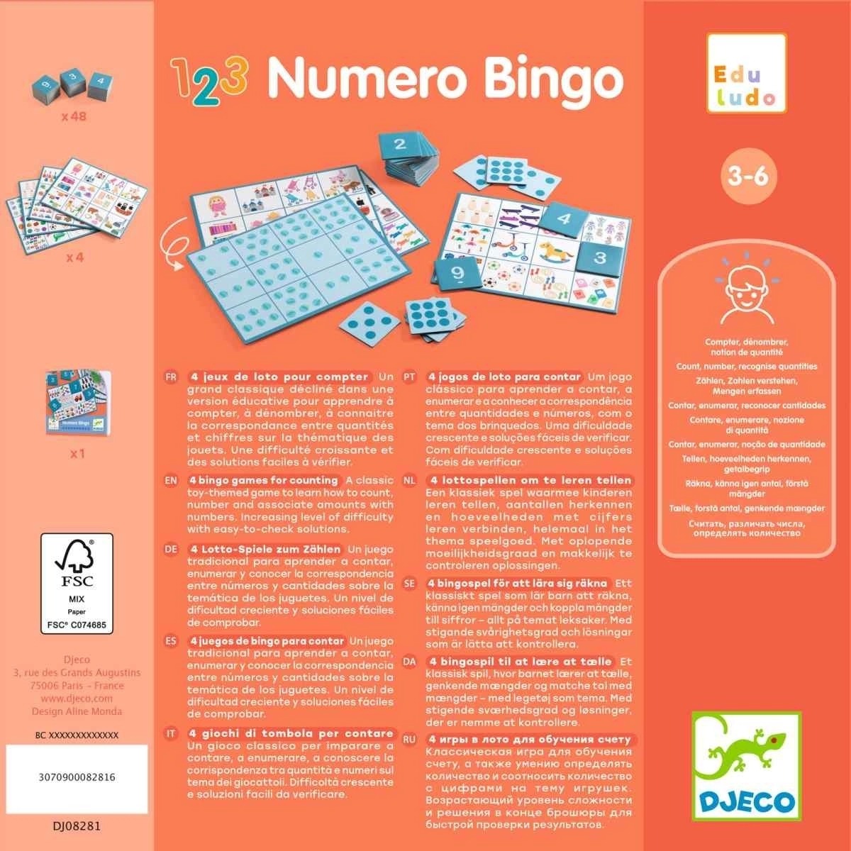 Djeco - BINGO Zahlen
