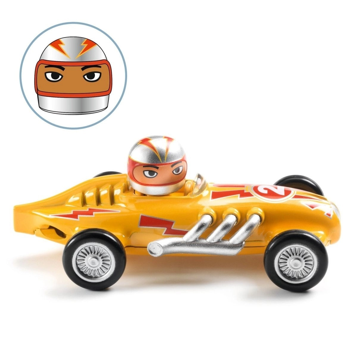 Djeco - Crazy Motors: Gelber Flitzer