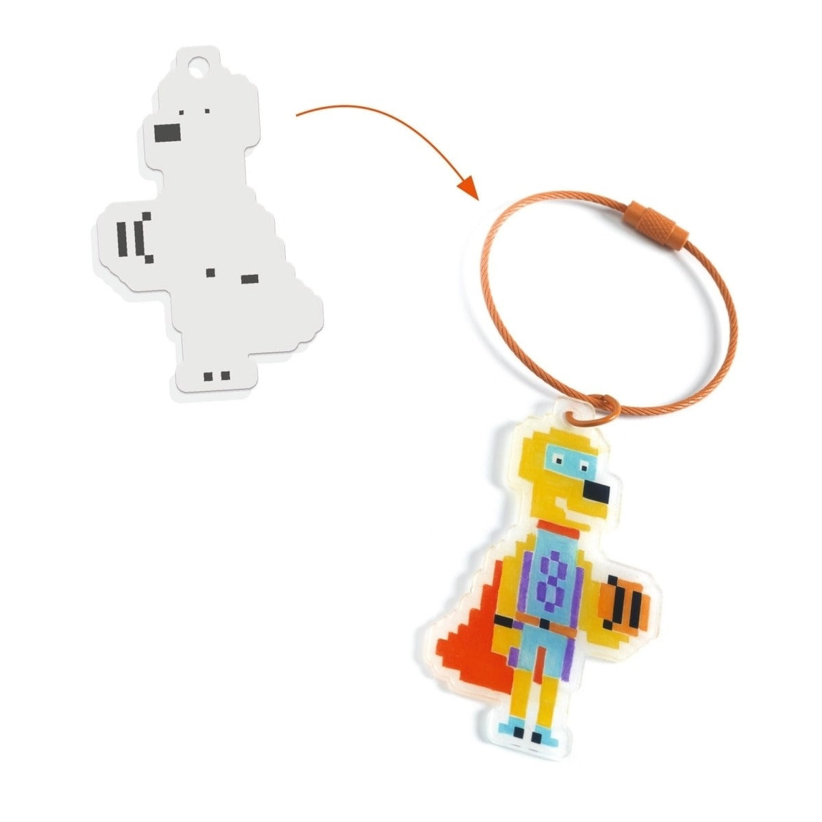 Djeco - DIY: Pixel Kunst Helden