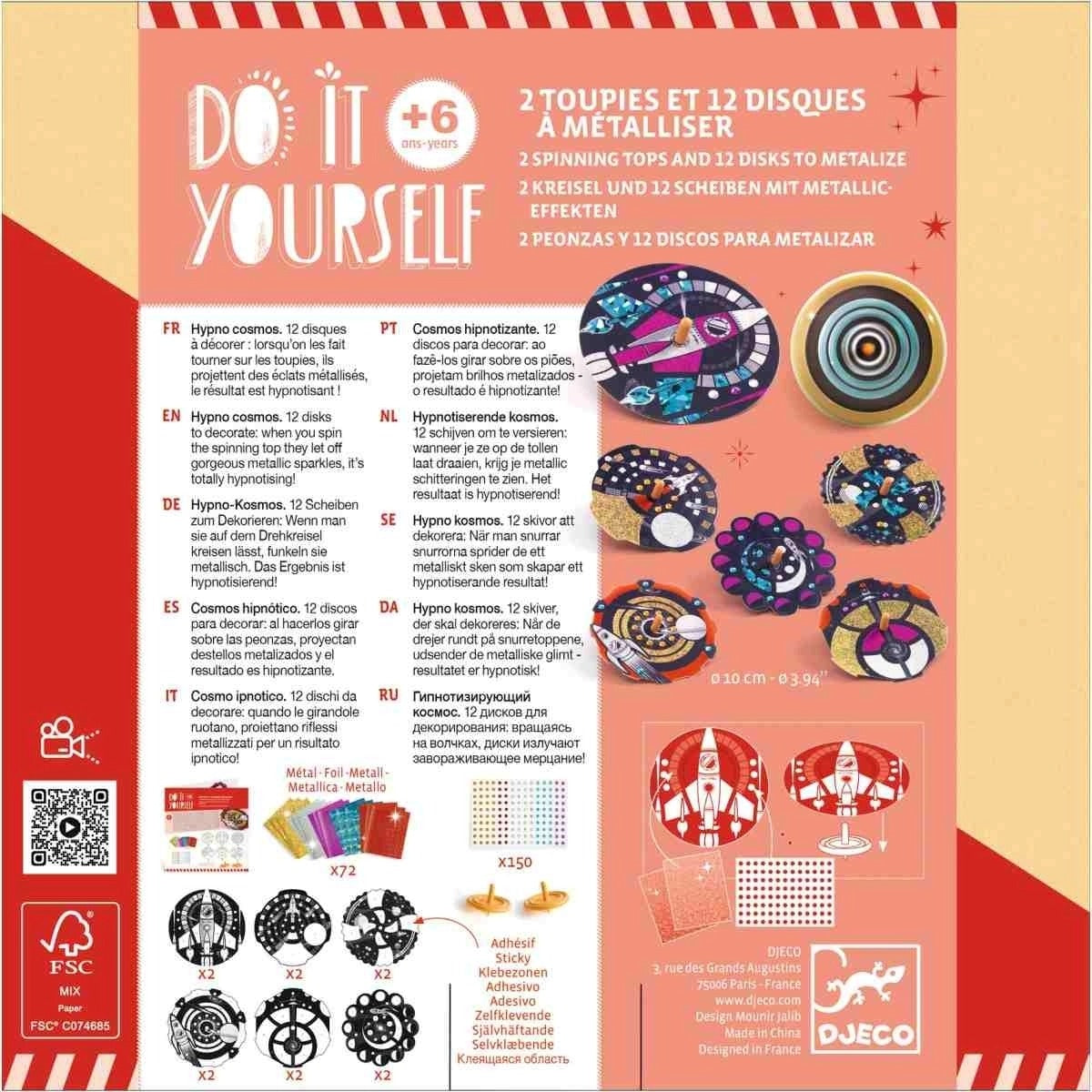 Djeco - DIY: Kreisel Hypno Cosmos