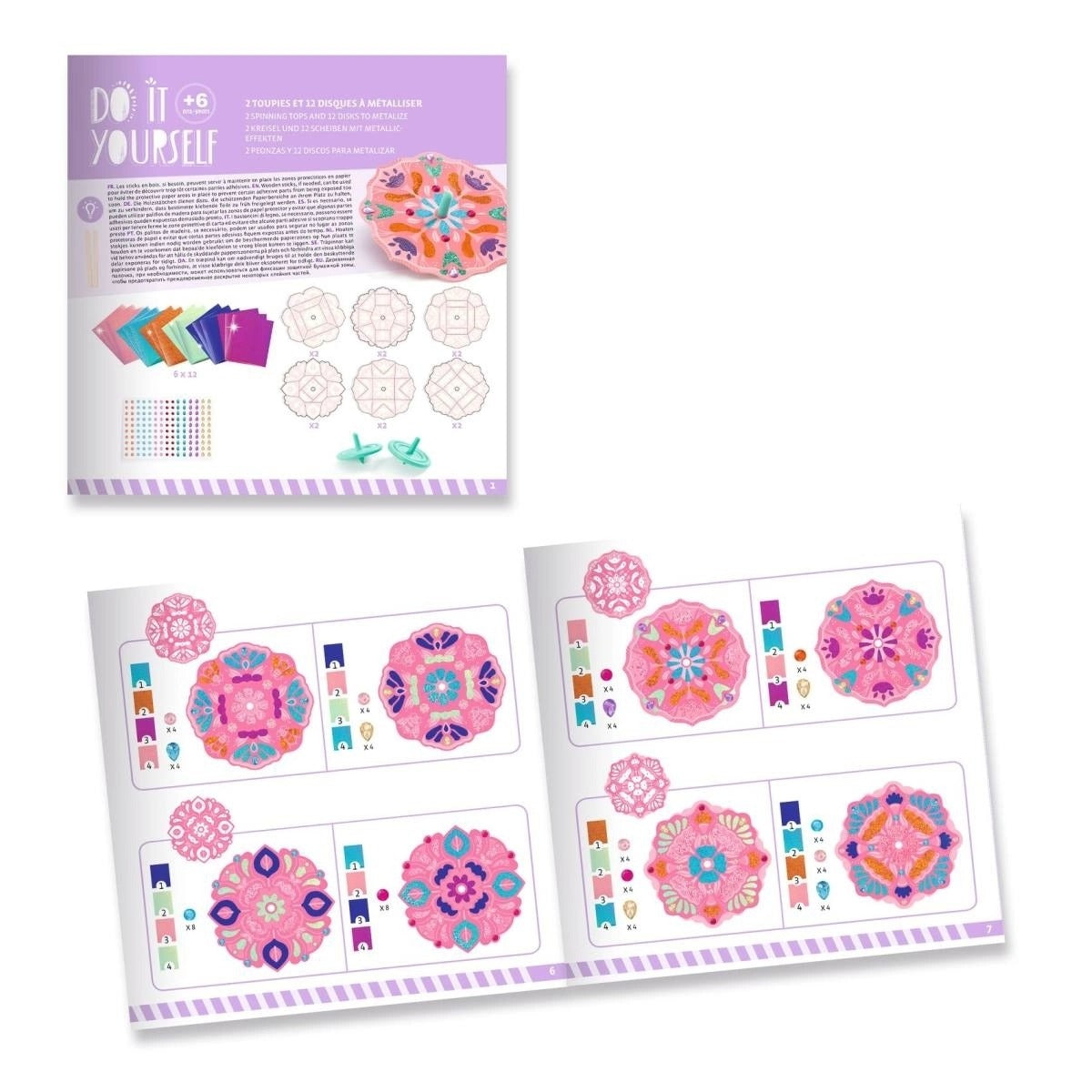 Djeco - DIY: Kreisel Flower Power