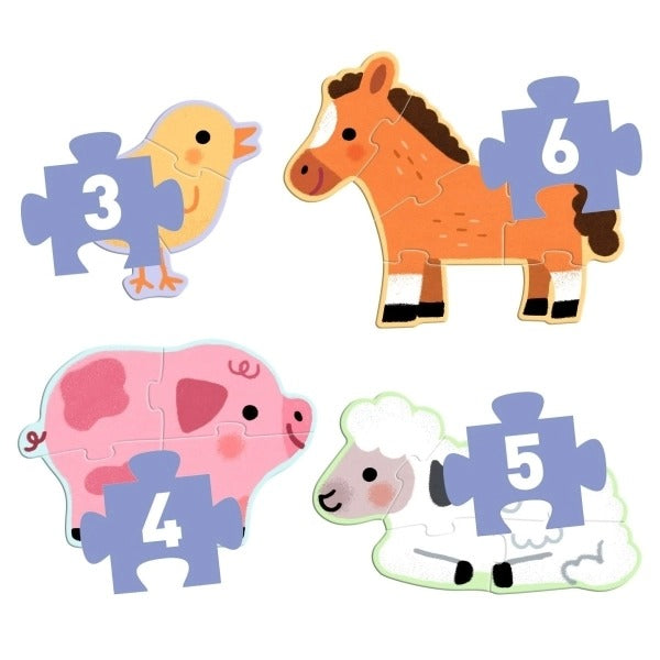Djeco - Erste Puzzle: Bauernhof