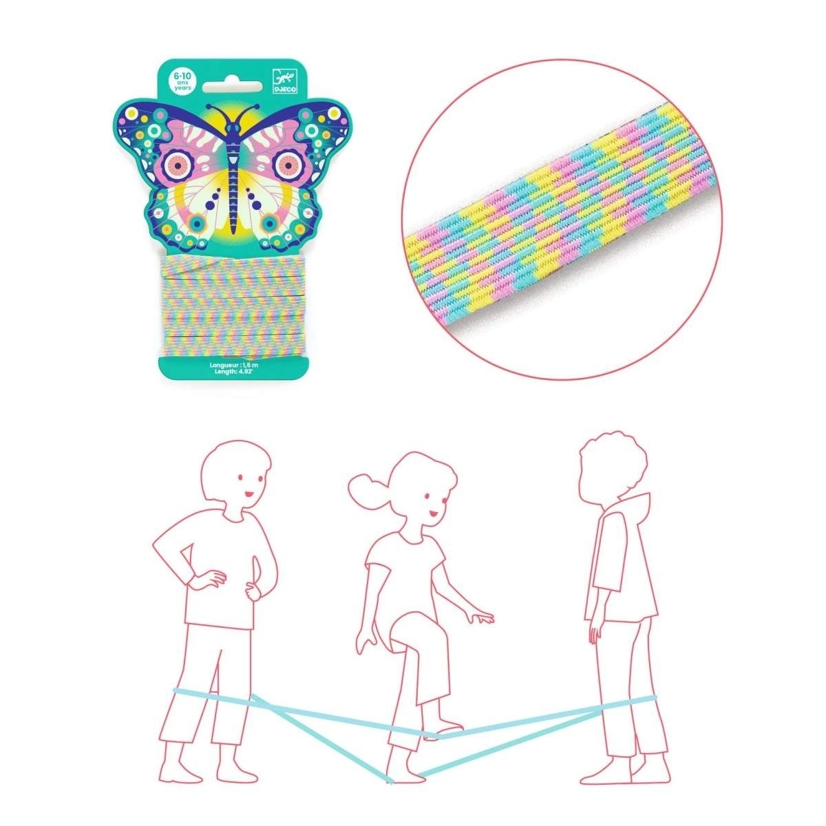 Djeco - Gummitwist Schmetterling