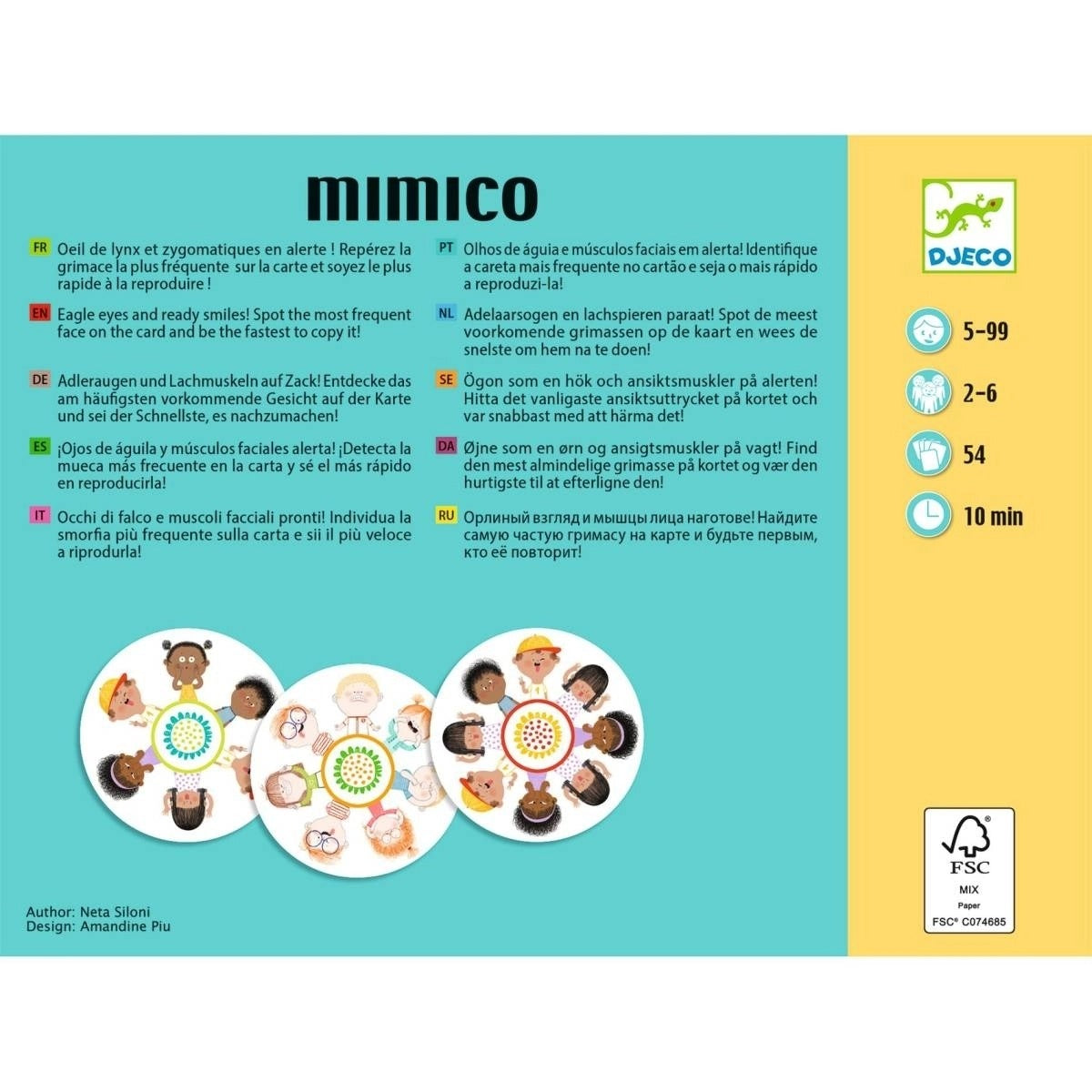 Djeco - Kartenspiel: Mimico