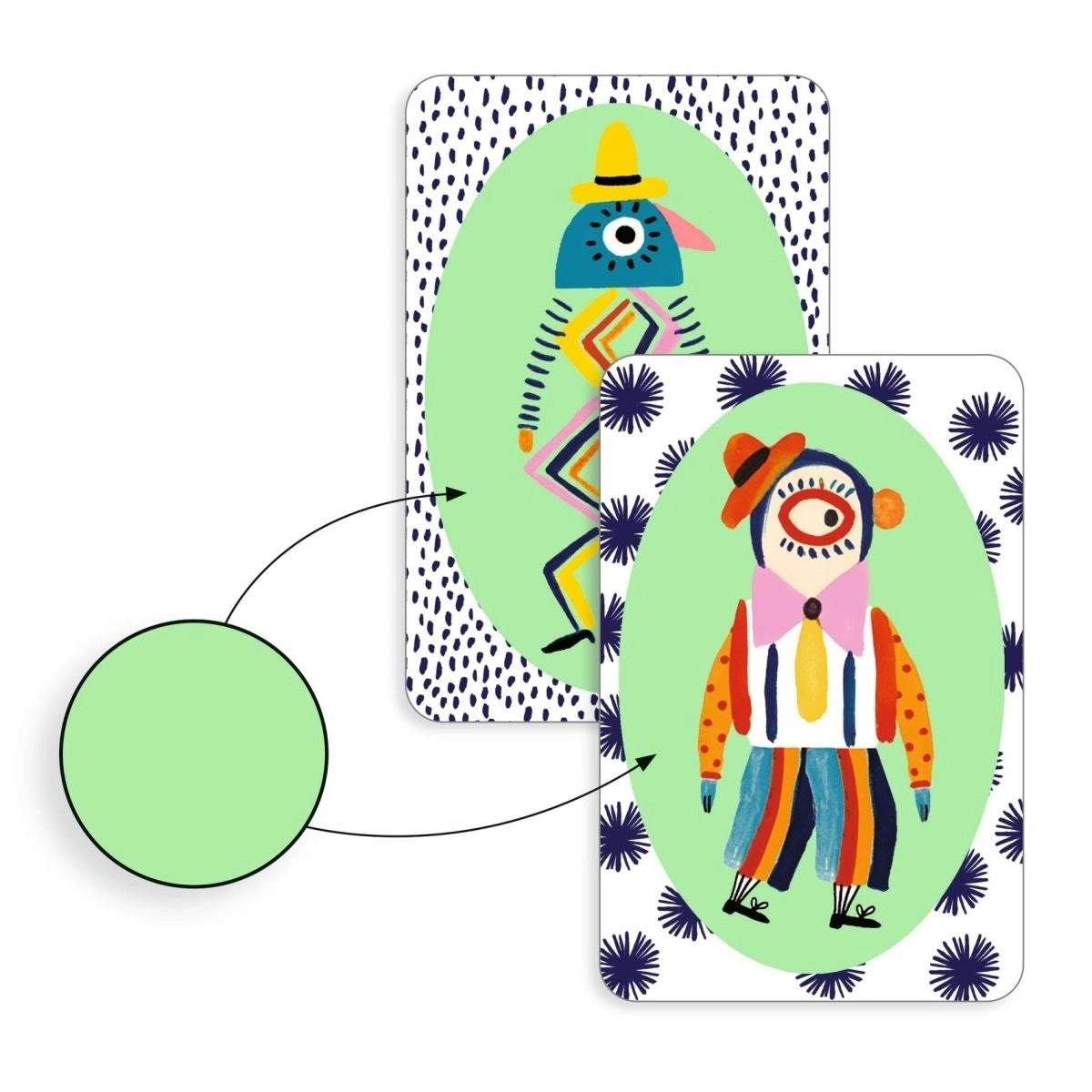 Djeco -  Kartenspiel: Speedy Crazy