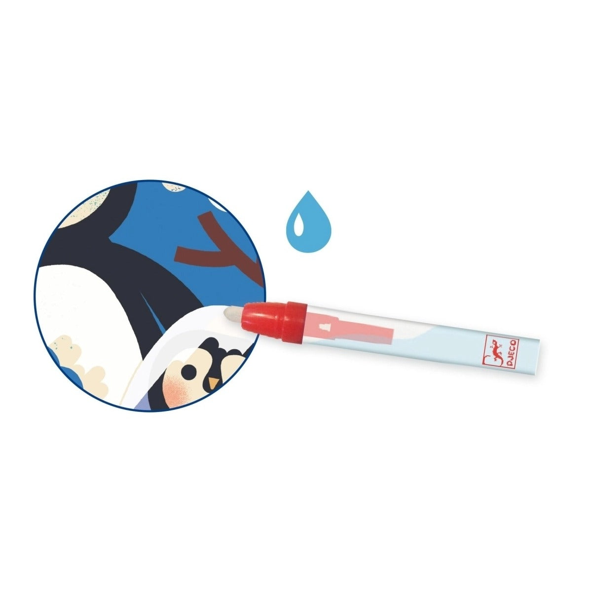 Djeco - Wassermalen: Babytiere