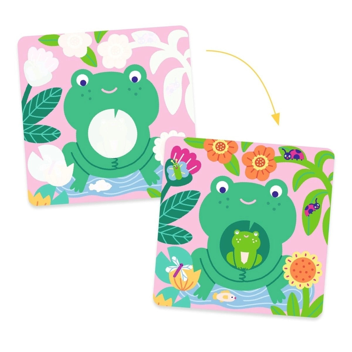 Djeco - Magisches Ausmalen: Gartentierbabys
