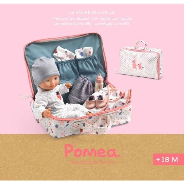 Djeco - Puppe Pomea Vanille im Koffer