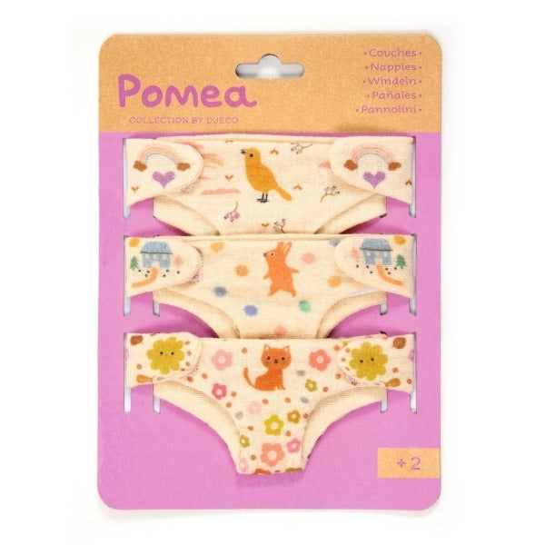 Djeco - Puppen Stoffwindeln Pomea