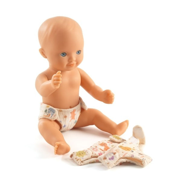 Djeco - Puppen Stoffwindeln Pomea