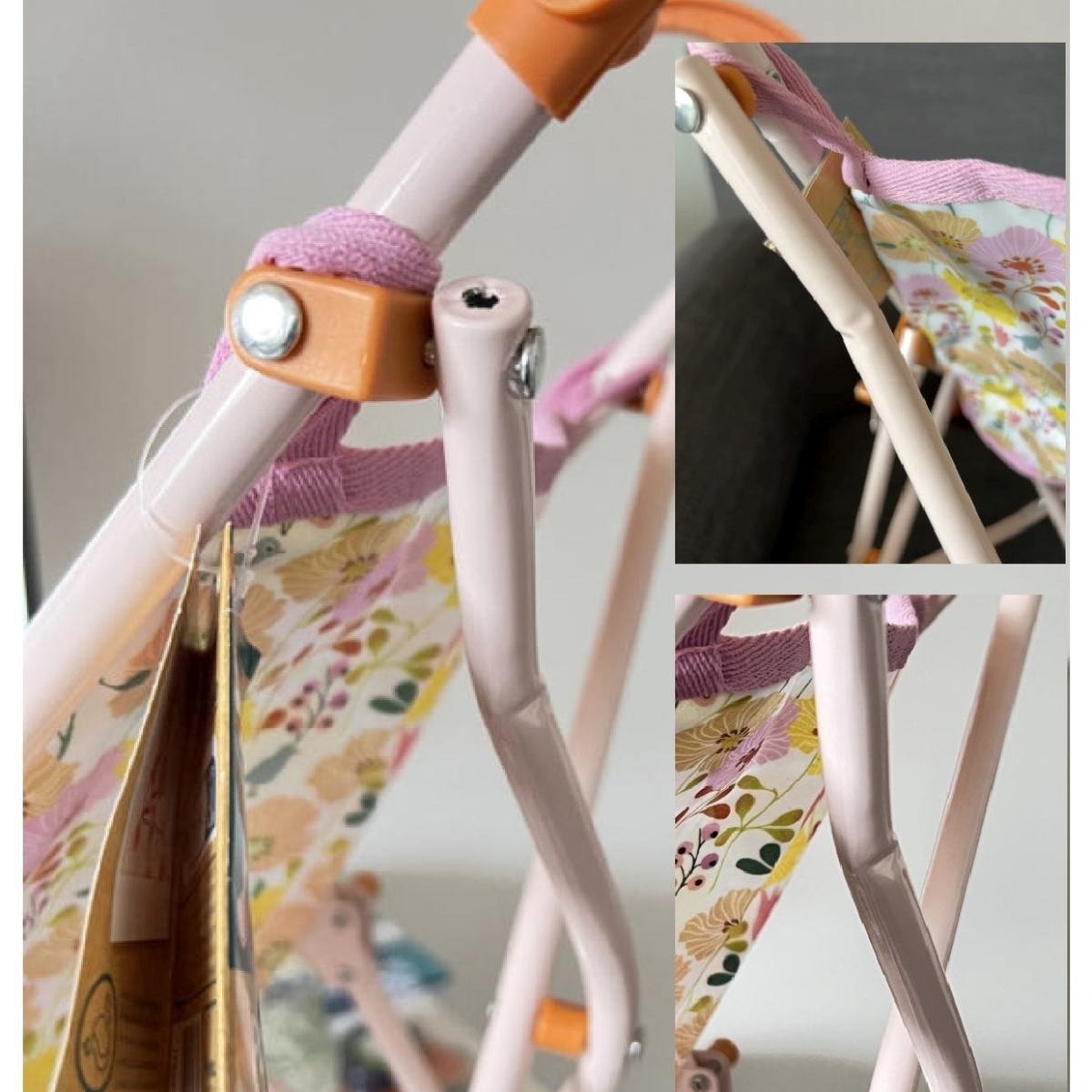 Djeco - Puppenbuggy Flowers 54cm