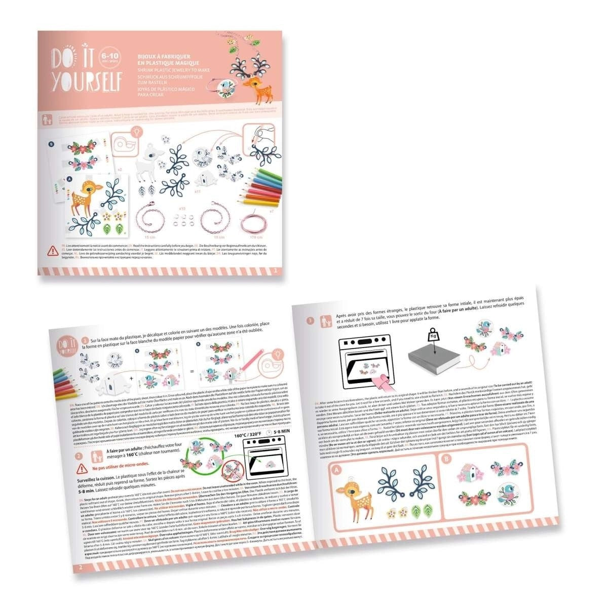 Djeco - DIY: Schrumpfplastik Rehkitz