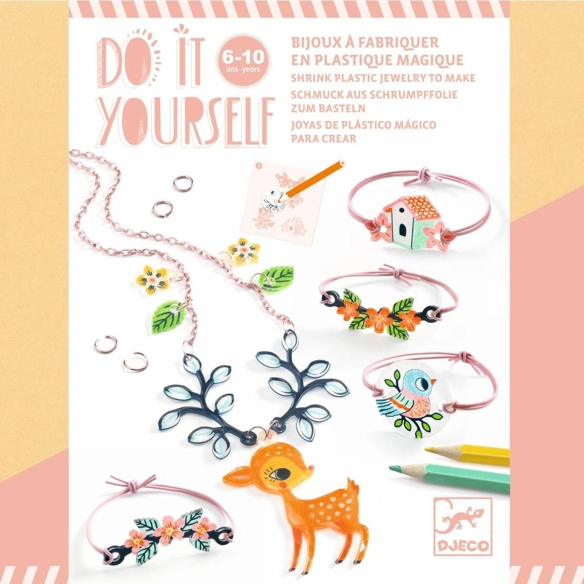 Djeco - DIY: Schrumpfplastik Rehkitz
