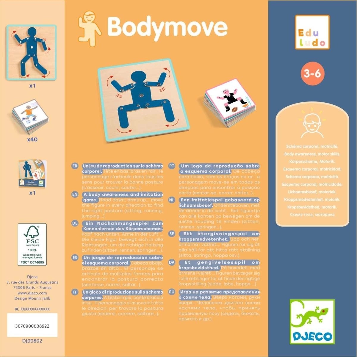 Djeco - Bodymove: Ich bewege mich