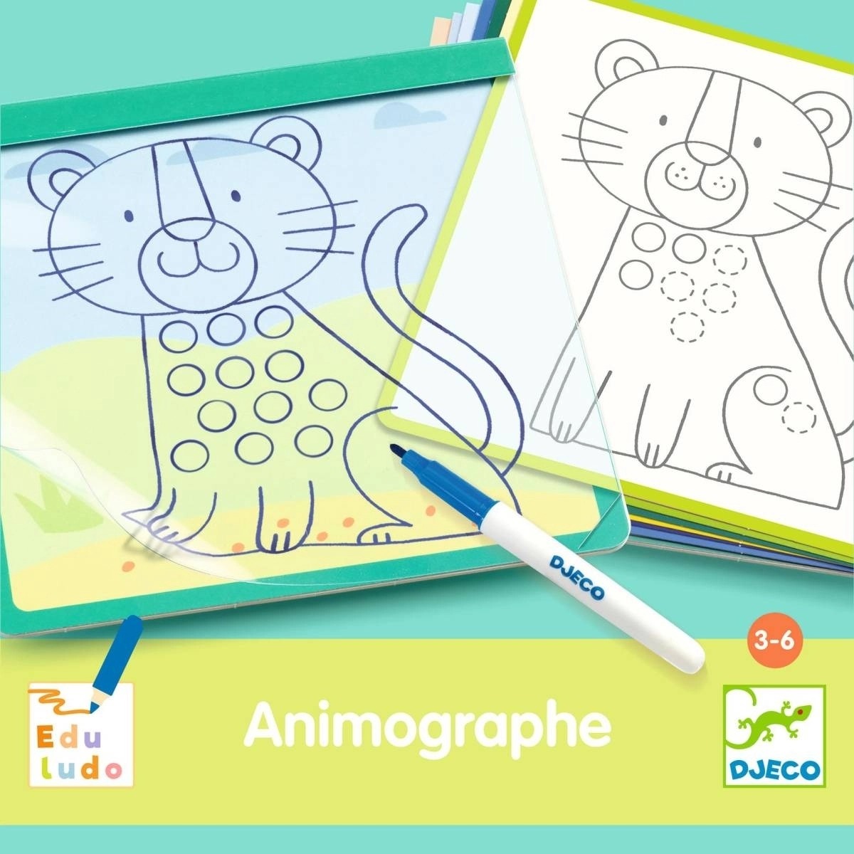 Djeco - Spiel zum Nachzeichnen: Animographe