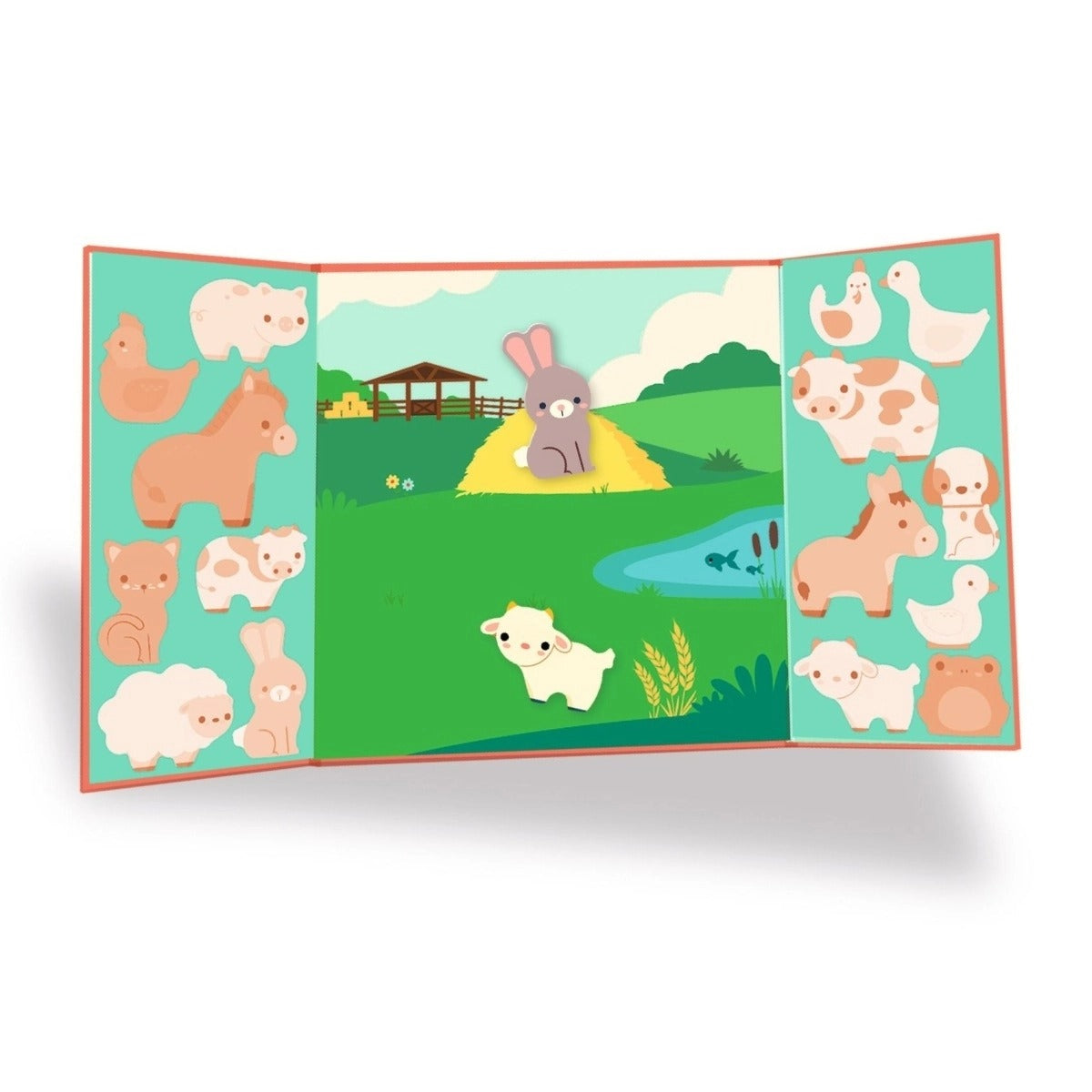 Djeco - Sticker: Bauernhoftiere