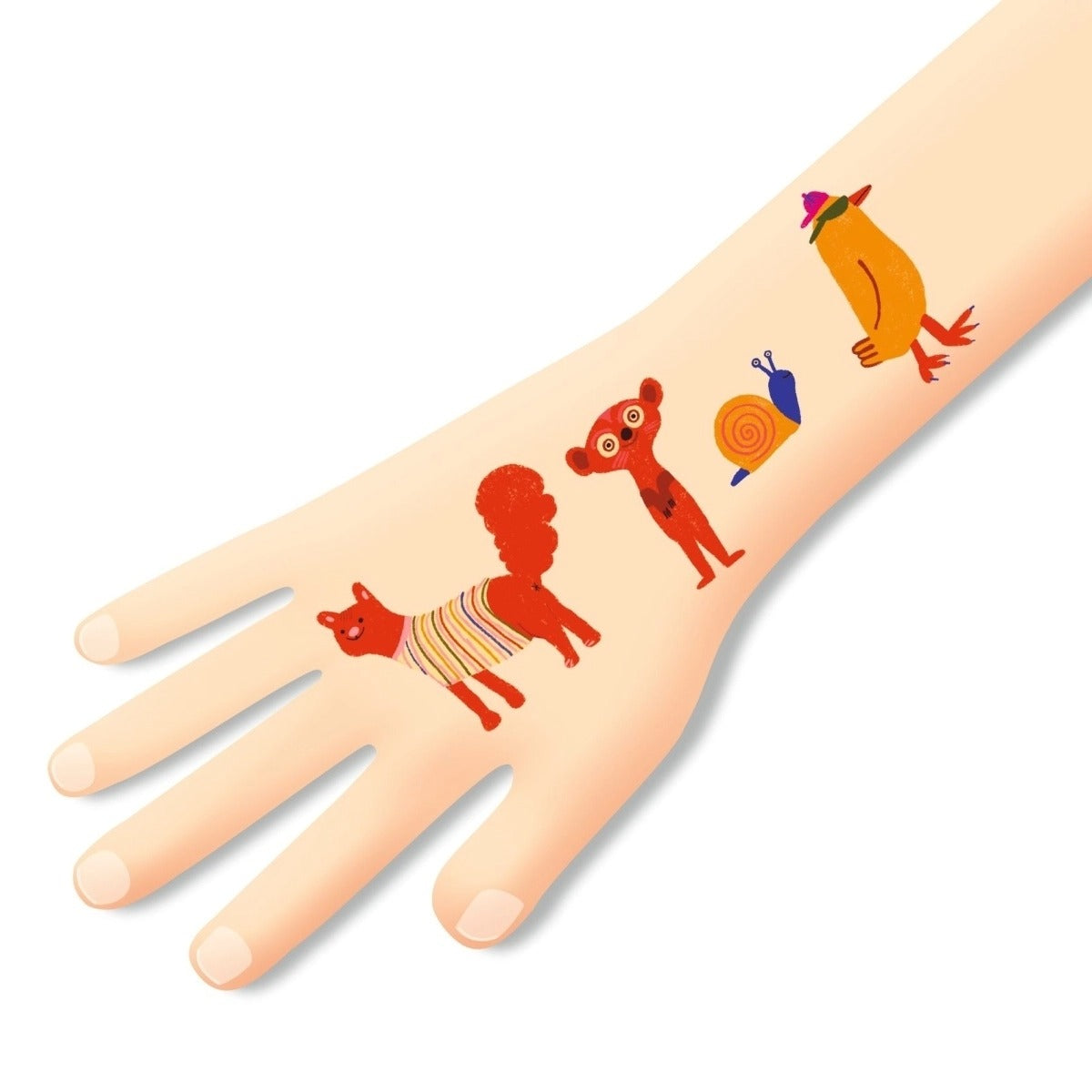 Djeco - Tattoos: Lustige Tiere
