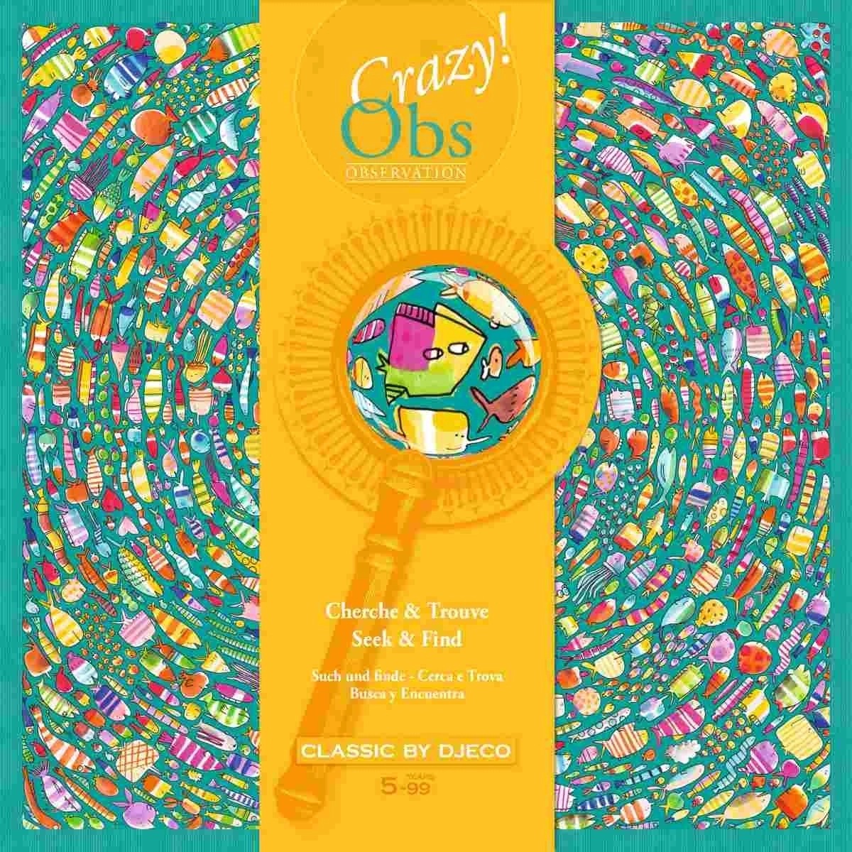 Djeco - Crazy Obs: Wimmelspiel Fishy Fish