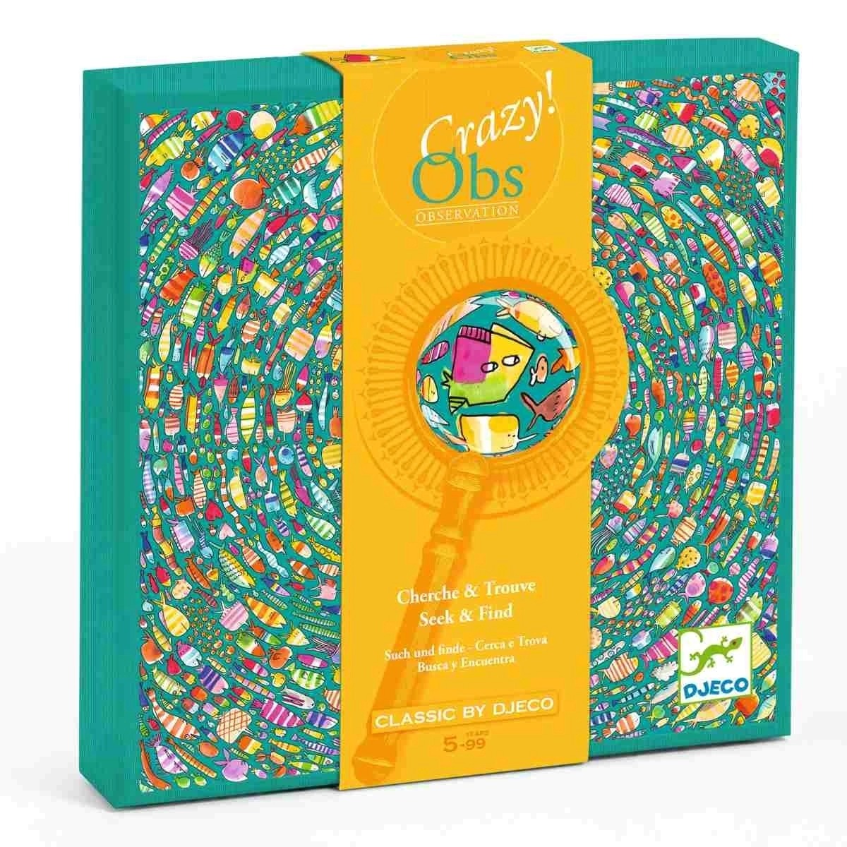 Djeco - Crazy Obs: Wimmelspiel Fishy Fish