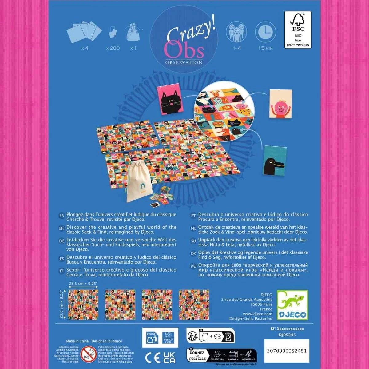 Djeco -  Wimmelspiel Photo Box
