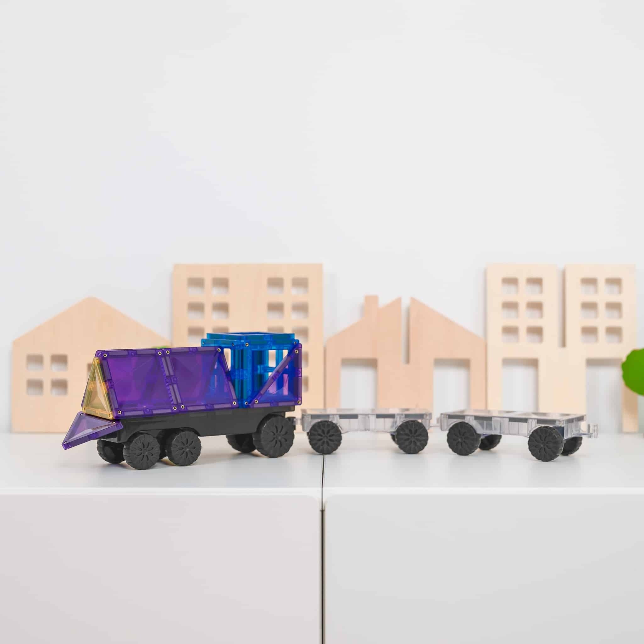 connetix - Magnetbausteine Rainbow Fahrzeuge Pack 50-tlg.